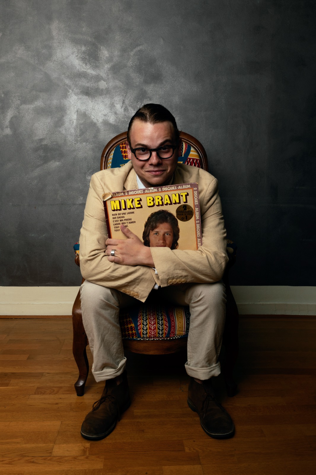 Richard Mercandier dans son fauteuil